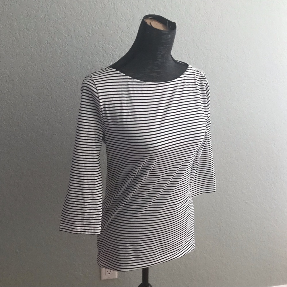 Zara Stripped Top Size Medium- New With Tags